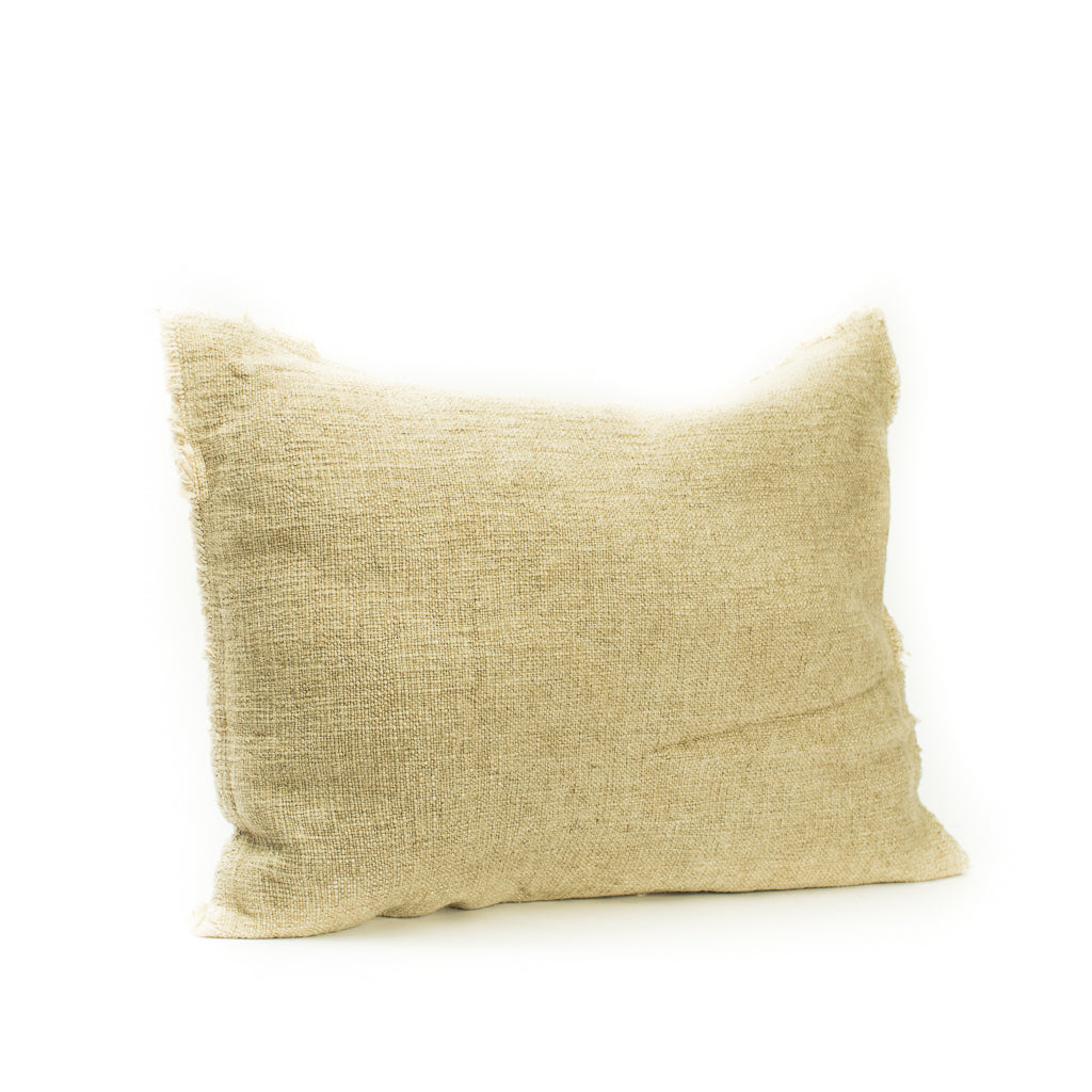 Natural Linen Lumbar Pillow Cottonwood Shanty