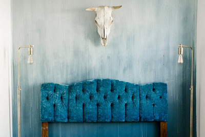Ombre' Blue Accent Wall:: The Flat