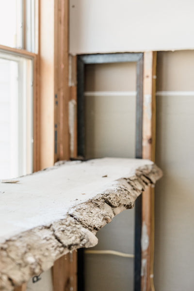 Installing The Live Edge Wood Bar