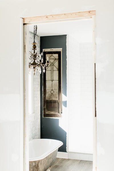 Spare Bathroom + Shower Reveal