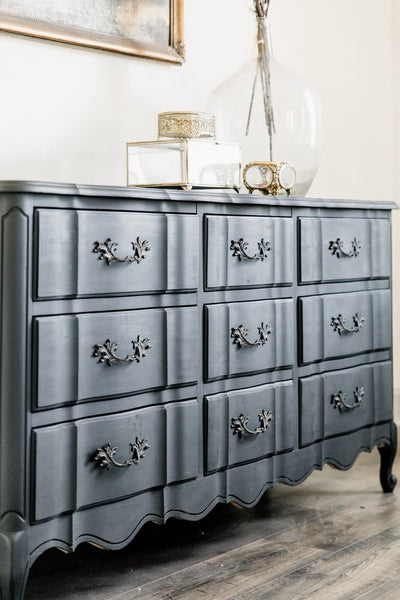 Our Painted "Black Beauty" Dresser