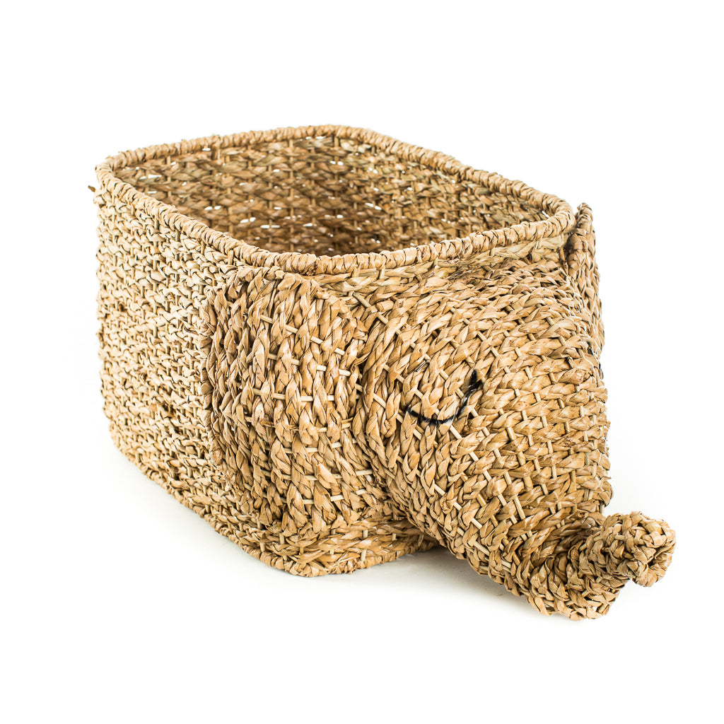 Lucie Elephant Basket – Cottonwood Shanty