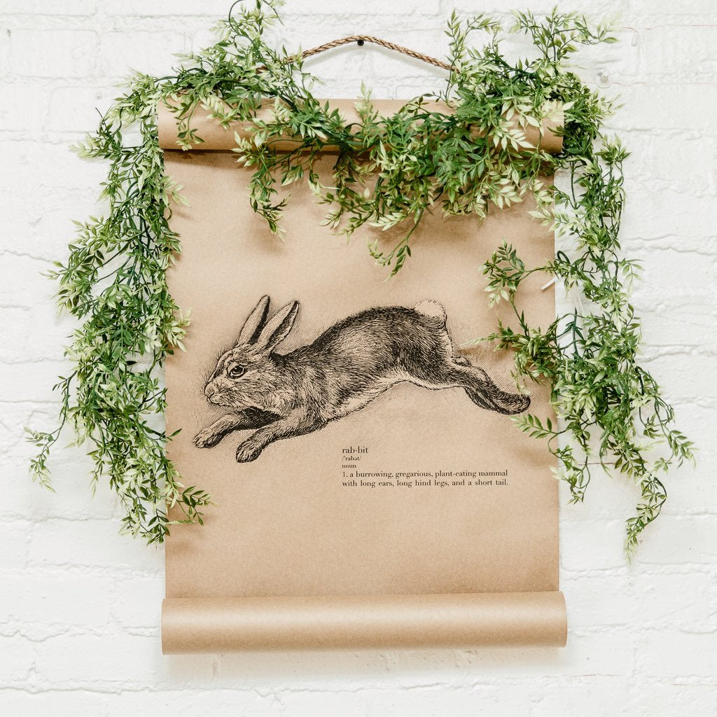 Rabbit Scroll – Cottonwood Shanty