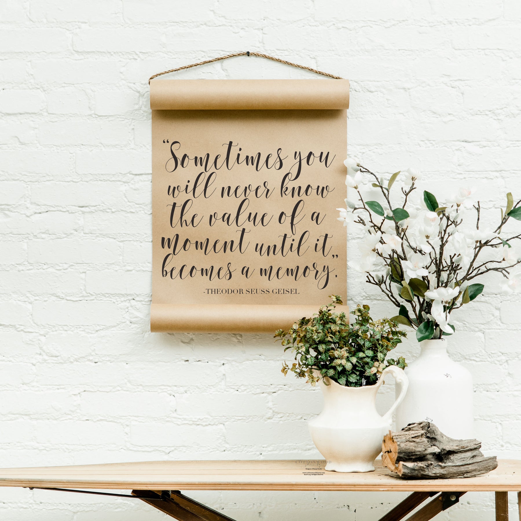 Memory Scroll – Cottonwood Shanty