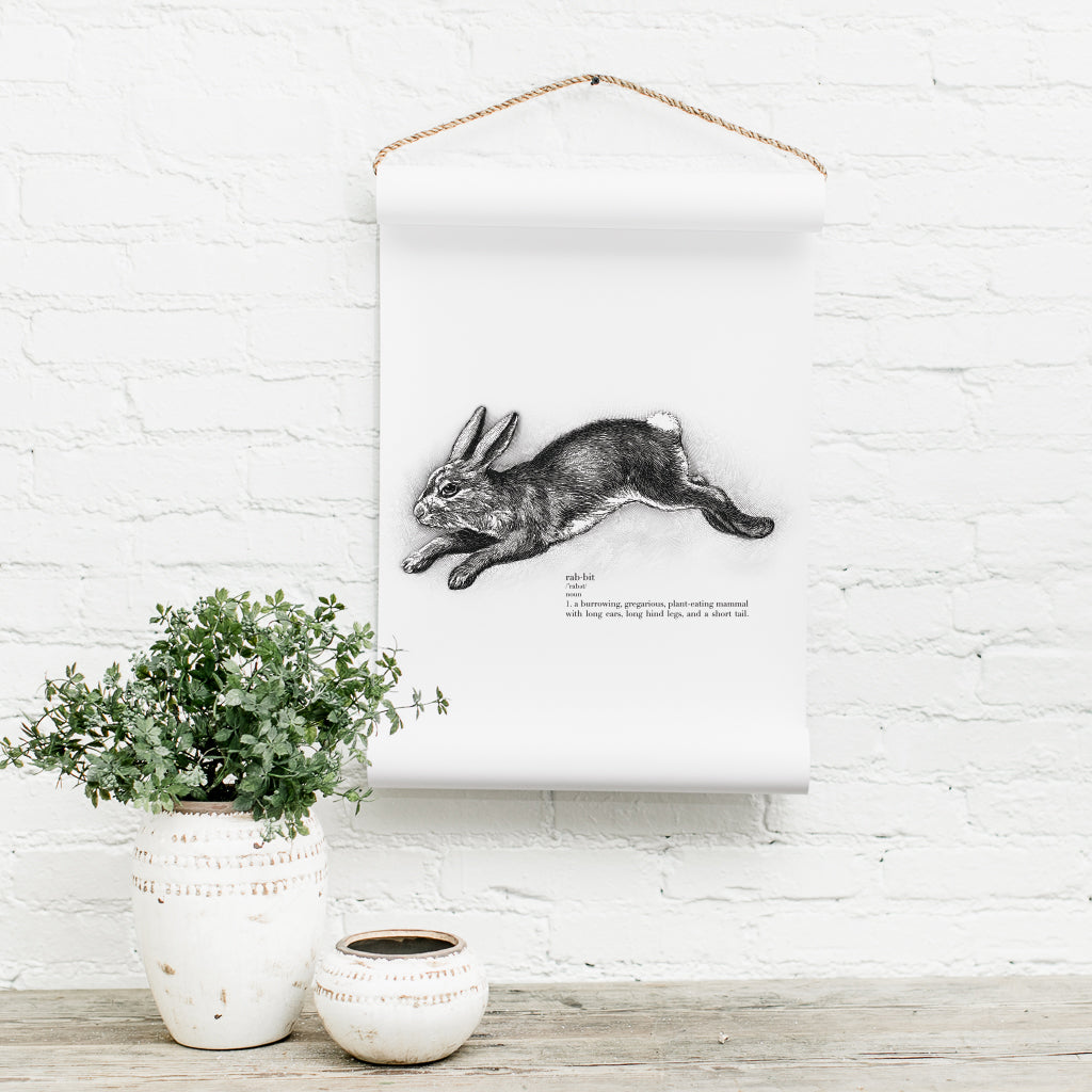 Rabbit Scroll – Cottonwood Shanty