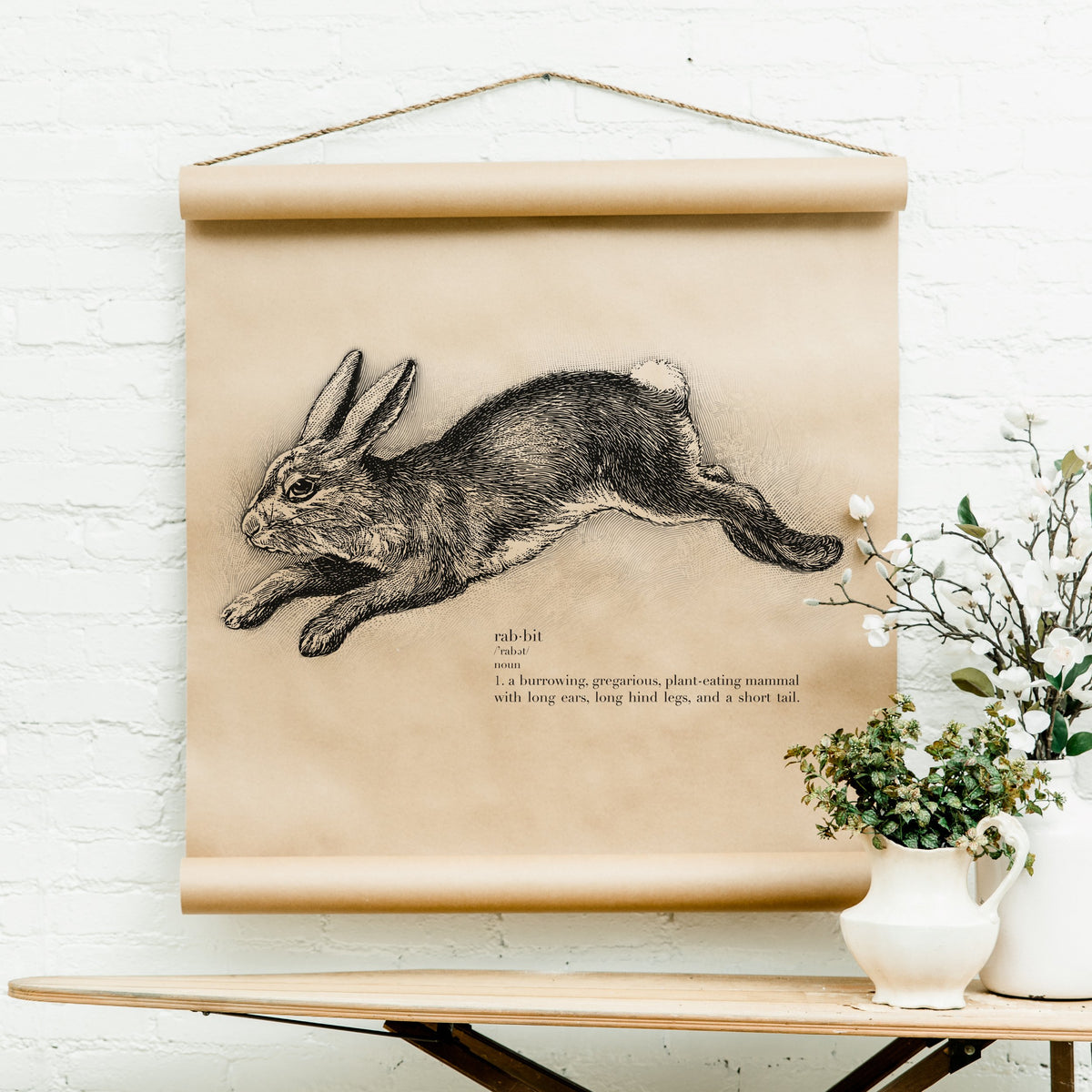 Rabbit Scroll – Cottonwood Shanty