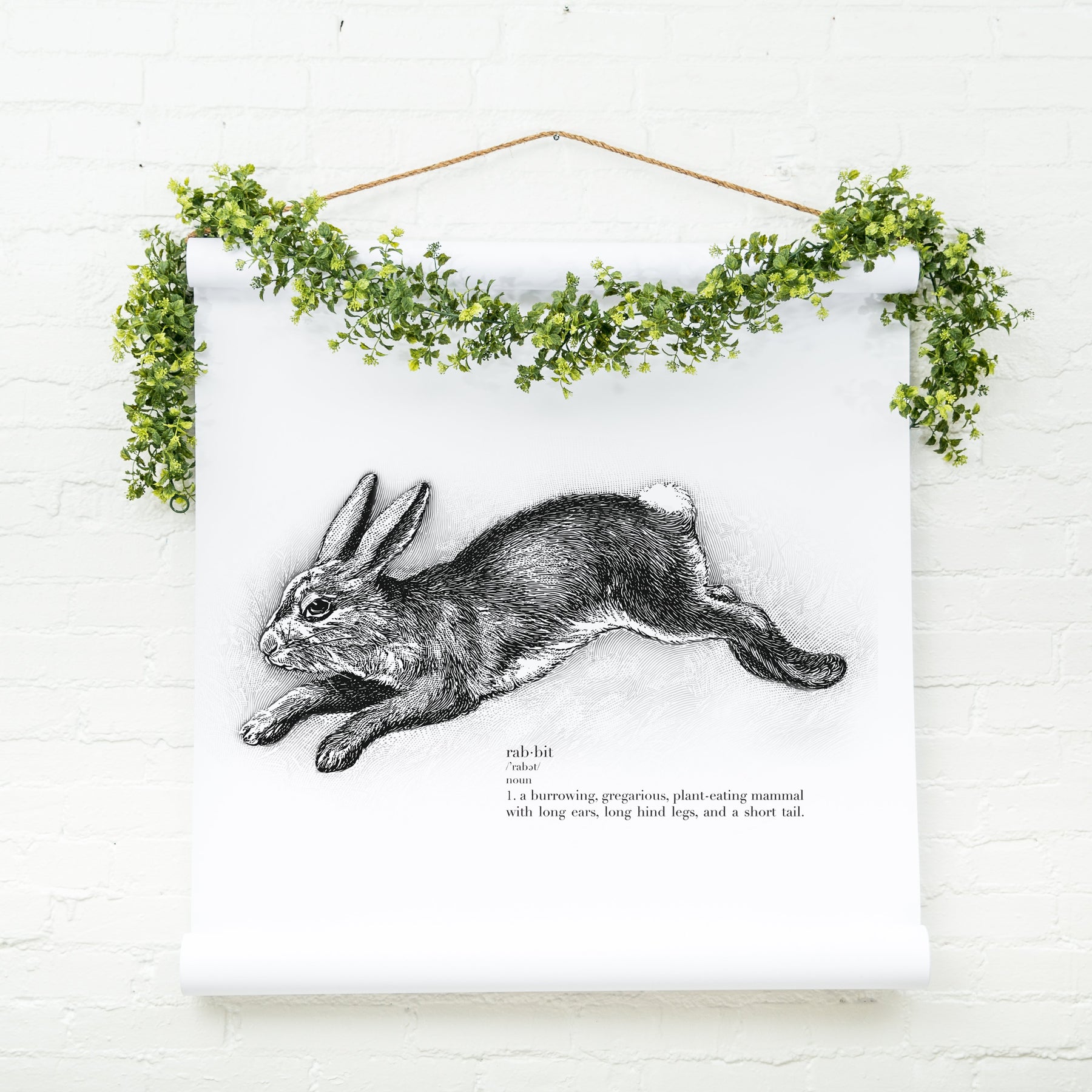Rabbit Scroll – Cottonwood Shanty