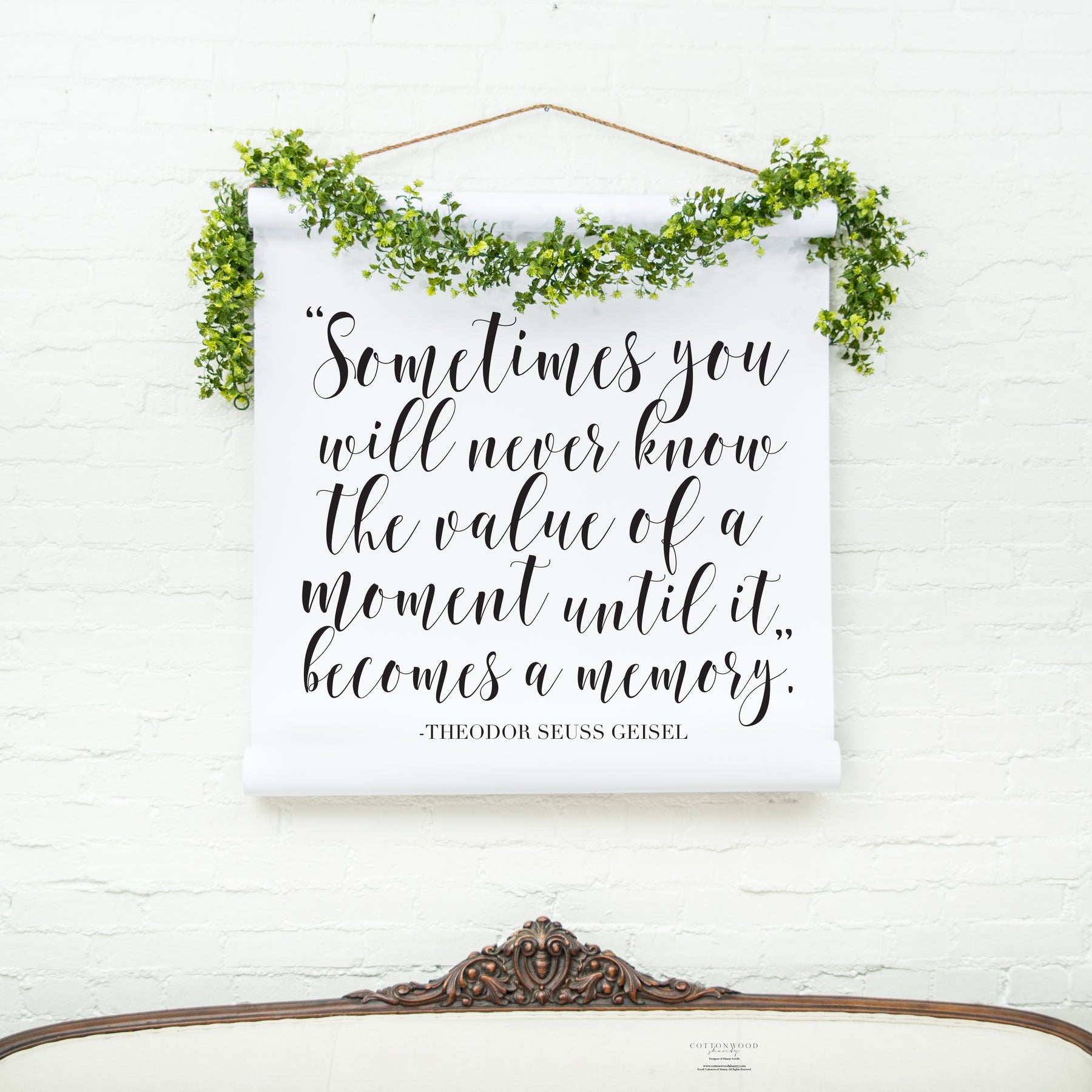 Memory Scroll – Cottonwood Shanty